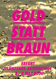 Plakat der Aktion in Erfurt