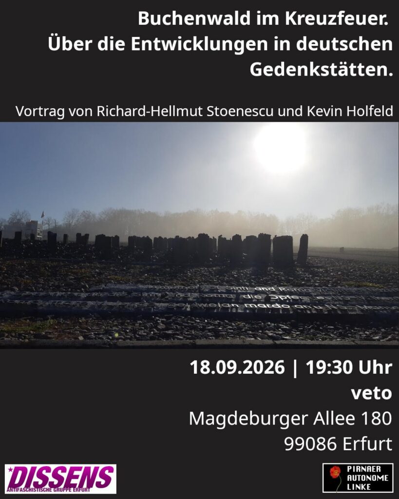 Buchenwald im Kreuzfeuer . Über die Entwicklung in deutschen Gedenkstätten